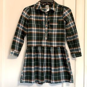 Carter’s Green Plaid dress, size 8